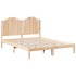 Cama extralarga sin colchón madera maciza 140x210