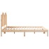 Cama extralarga sin colchón madera maciza 140x210