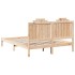Cama extralarga sin colchón madera maciza 140x210