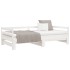 Sofá cama extraíble sin colchón blanco 80x200