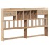 Cama con estantería sin colchón madera maciza de pino