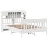 Estructura de cama sin colchón madera maciza de pino 160x200