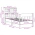 Estructura de cama sin colchón madera maciza de pino 90x200