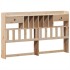 Estructura de cama sin colchón madera maciza de pino 200x200