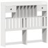Estructura de cama sin colchón madera de pino blanco 135x190