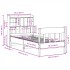 Estructura de cama sin colchón madera maciza marrón 90x190