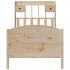 Cama con estantería sin colchón madera maciza de pino 90x190