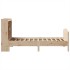 Cama con estantería sin colchón madera maciza de pino 90x190