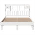 Estructura de cama sin colchón madera maciza de pino 160x200