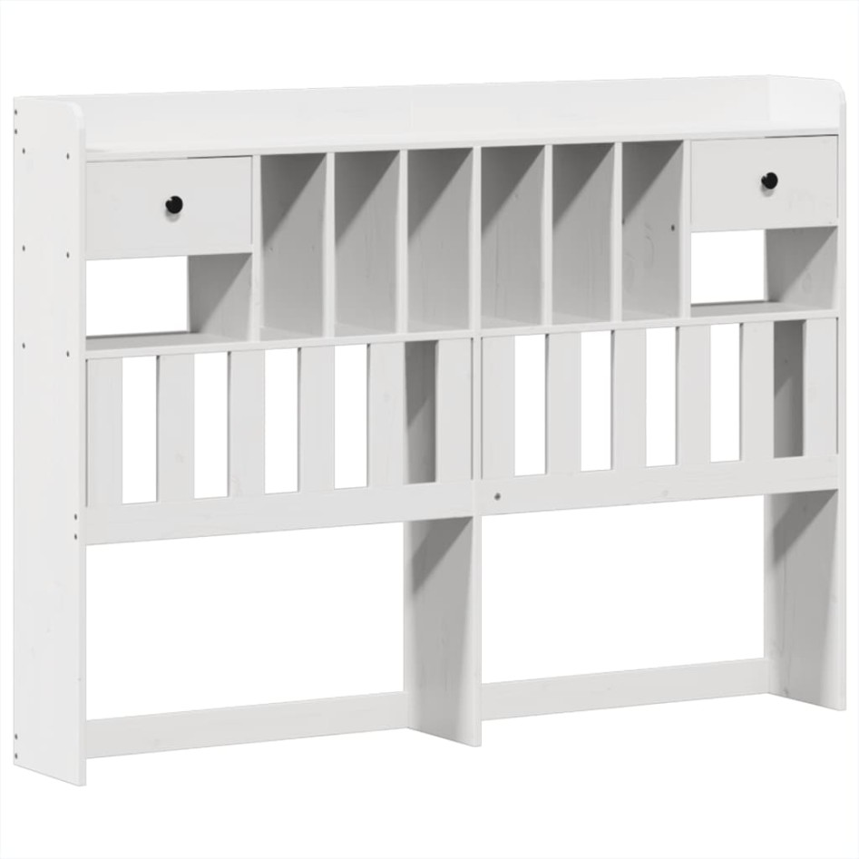 Estructura de cama sin colchón madera maciza de pino 160x200