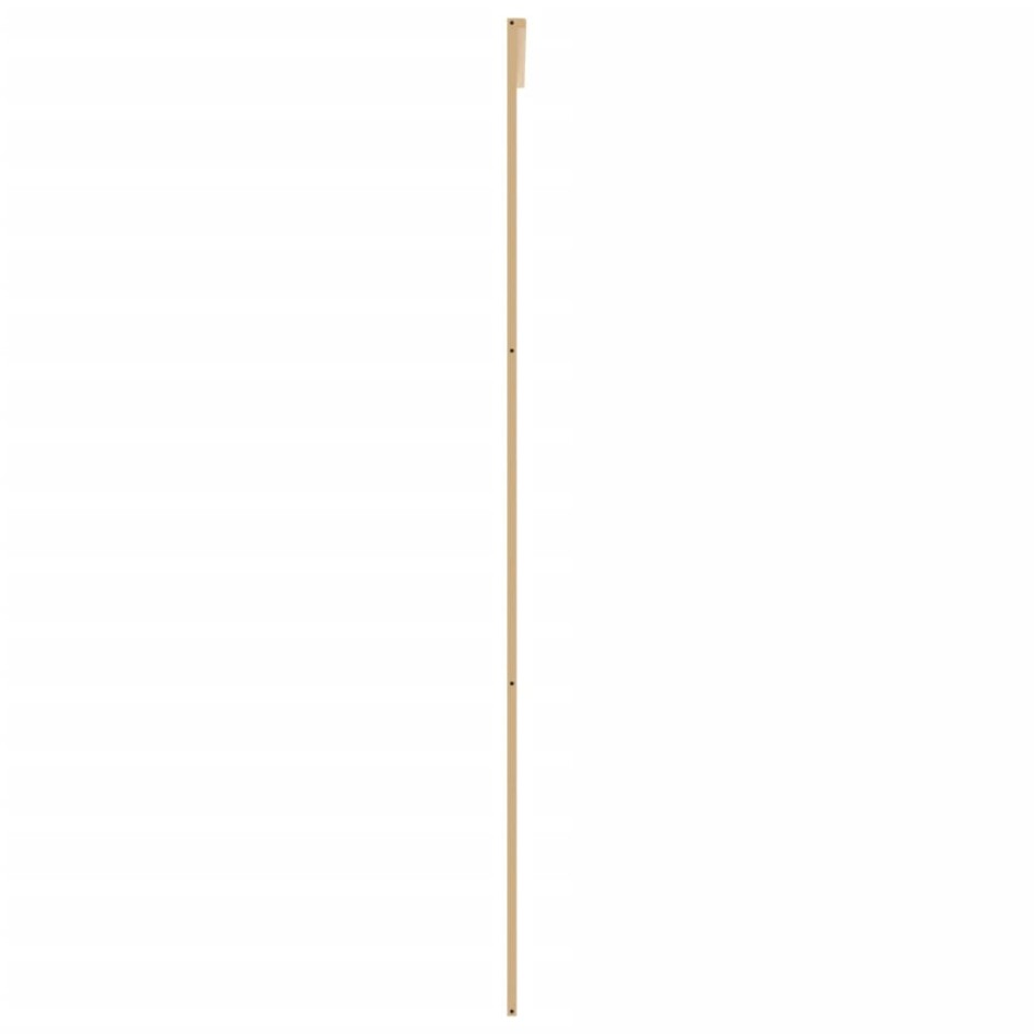 Puerta corredera dorada de vidrio ESG transparente y