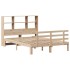 Cama con estantería sin colchón madera maciza de pino