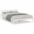 Cama extralarga sin colchón madera maciza pino blanca 80x210