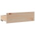 Cama con estantería sin colchón madera maciza de pino