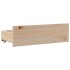 Cama con estantería sin colchón madera maciza de pino 90x190