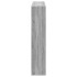 Estantería madera de ingeniería gris Sonoma 137,5x29x137,5