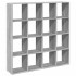 Estantería madera de ingeniería gris Sonoma 137,5x29x137,5