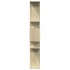 Estantería de madera de ingeniería roble Sonoma 92x29x188