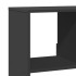 Estantería de madera de ingeniería negra 100x33x125,5