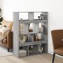 Separador de ambientes madera gris Sonoma 100x33x125,5
