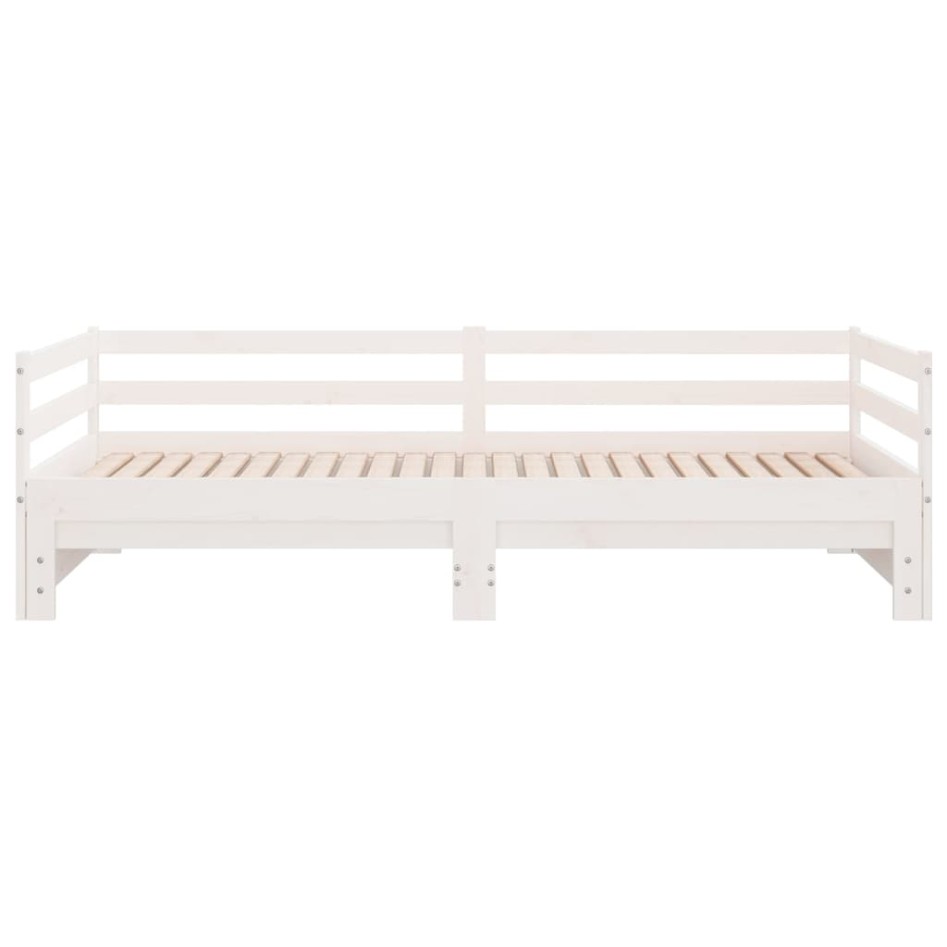 Sofá cama nido madera maciza de pino blanco 90x200