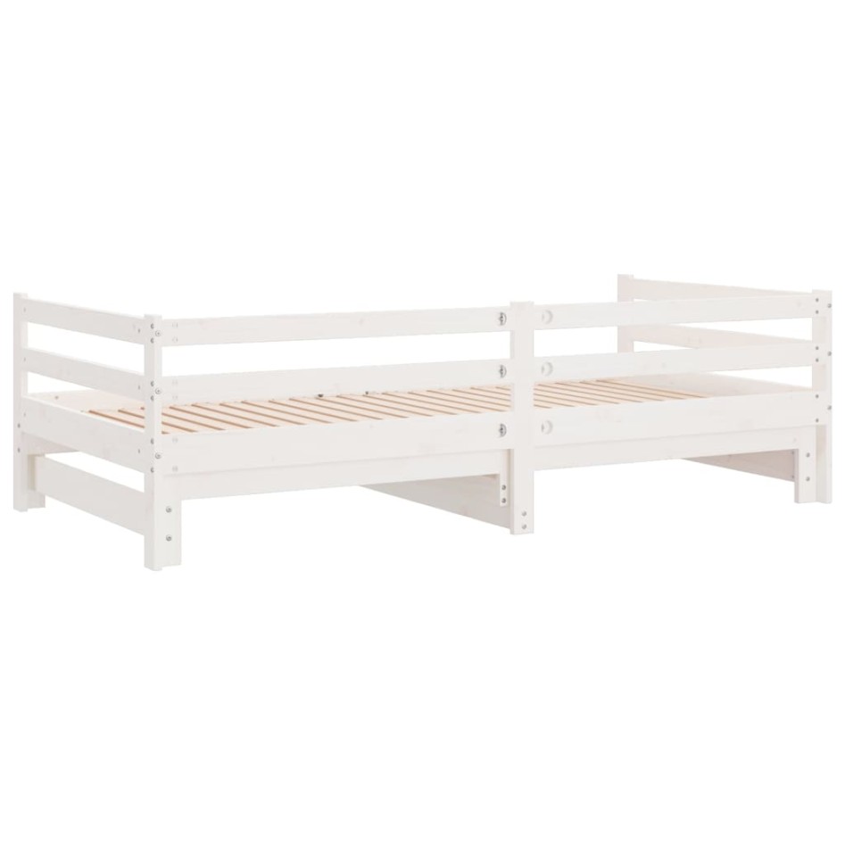 Sofá cama nido madera maciza de pino blanco 90x200