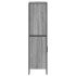 Aparador alto madera ingeniería gris Sonoma 79,5x35,5x137,5