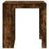 Mesa alta de bar madera ingeniería roble ahumado