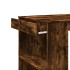 Mesa alta de bar madera ingeniería roble ahumado