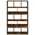 Separador de ambientes madera roble ahumado 100x33x156,5