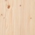 Estructura de cama sin colchón madera maciza de pino 160x200