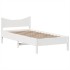 Estructura cama sin colchón madera maciza pino blanca