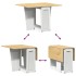 Mesa de comedor plegable mariposa Corona madera pino