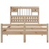 Cama con estantería sin colchón madera maciza de pino