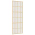Puerta corredera dorada vidrio ESG esmerilado aluminio