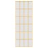 Puerta corredera dorada vidrio ESG esmerilado aluminio