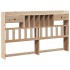 Cama con estantería sin colchón madera maciza de pino
