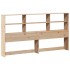 Cama con estantería sin colchón madera maciza de pino