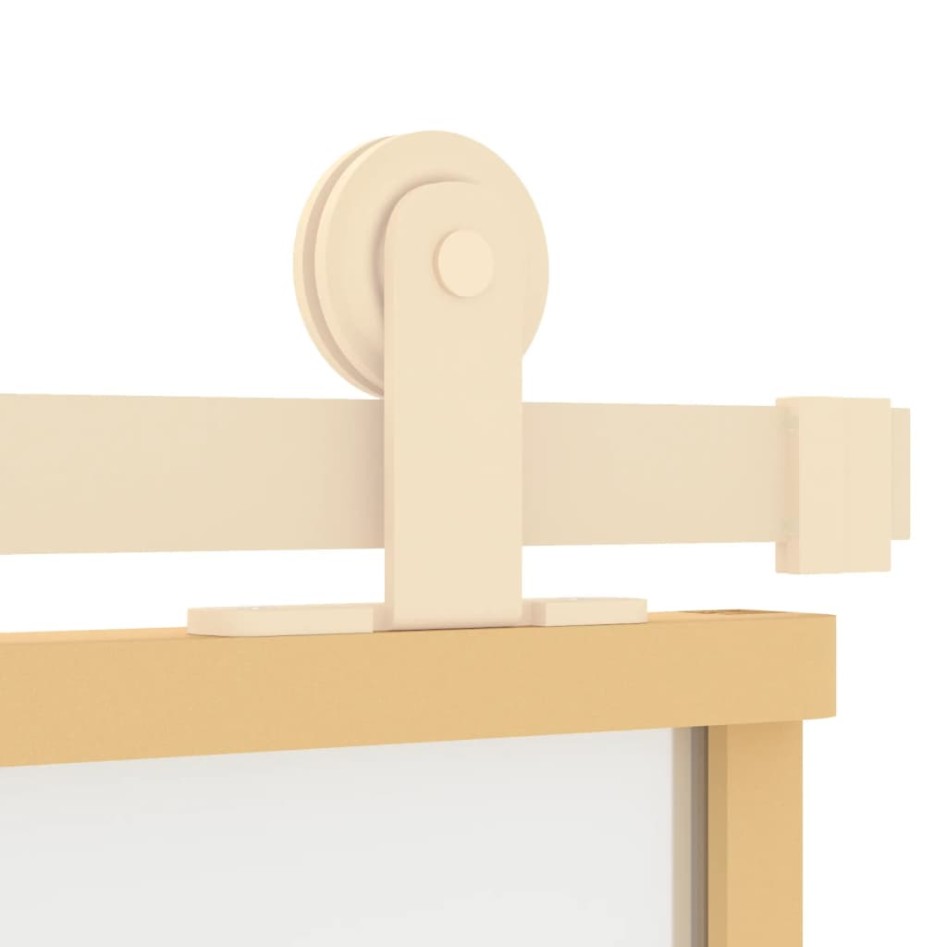 Puerta corredera dorada de vidrio ESG esmerilado y