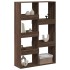 Separador de ambientes madera marrón roble 100x33x155,5