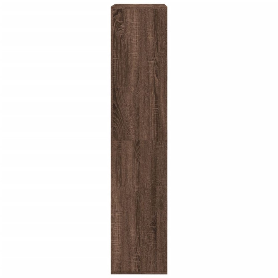 Separador de ambientes madera marrón roble 100x33x155,5