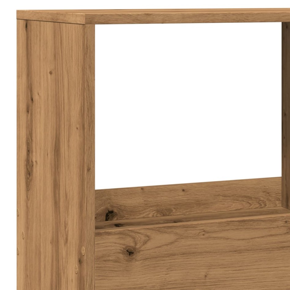 Separador de ambientes madera roble artisian 100x33x155,5