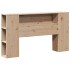 Cama con estantería sin colchón madera maciza 160x200