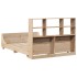 Cama con estantería sin colchón madera maciza 160x200