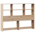 Cama con estantería sin colchón madera maciza de pino