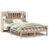 Cama con estantería sin colchón madera maciza de pino