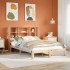 Cama con estantería sin colchón madera maciza de pino