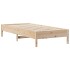 Cama con estantería sin colchón madera maciza de pino