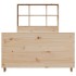 Estructura de cama sin colchón madera maciza de pino 100x200