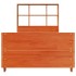 Estructura de cama sin colchón madera maciza marrón 90x190